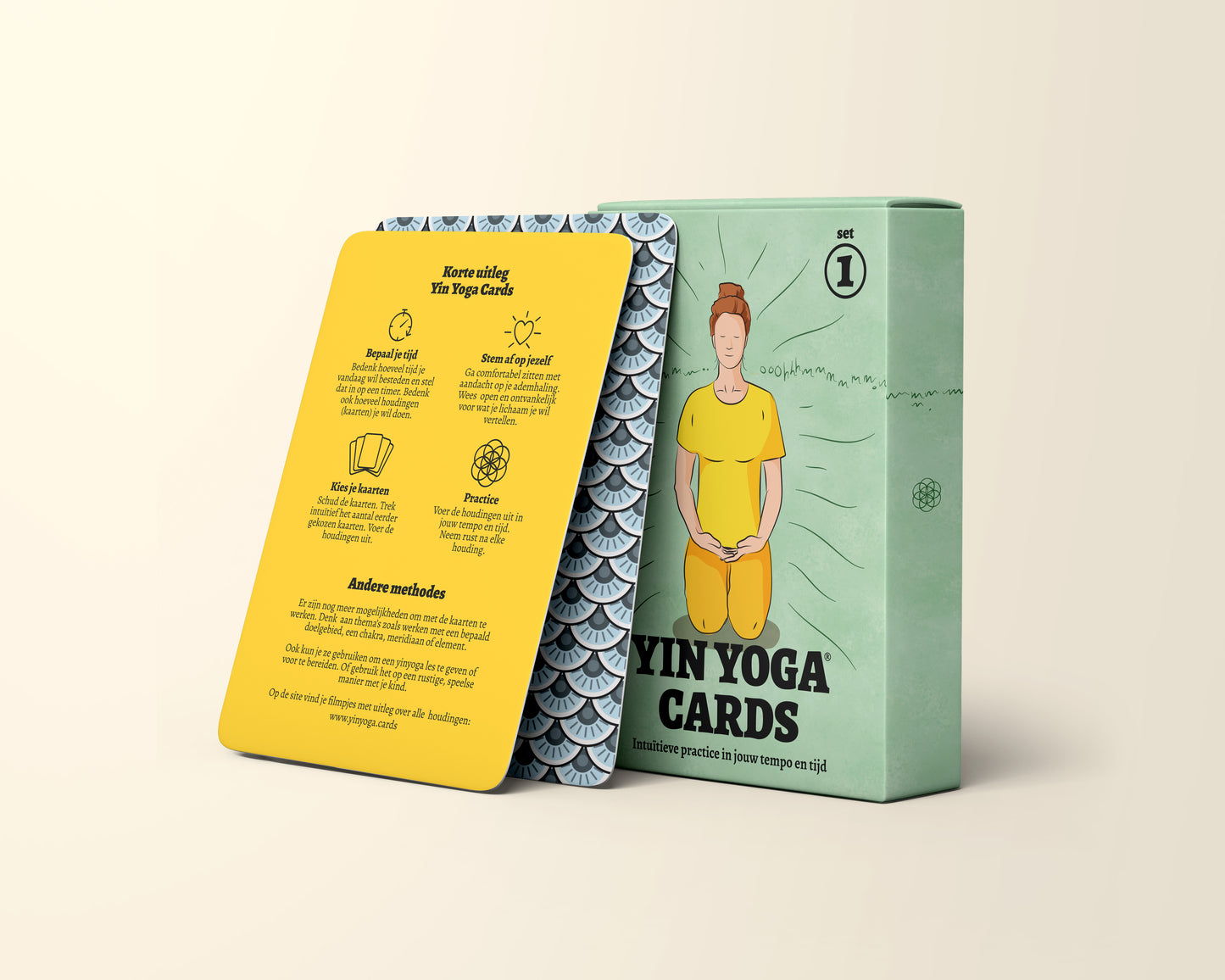 Yin Yoga Cards • SET 1 (basisset)